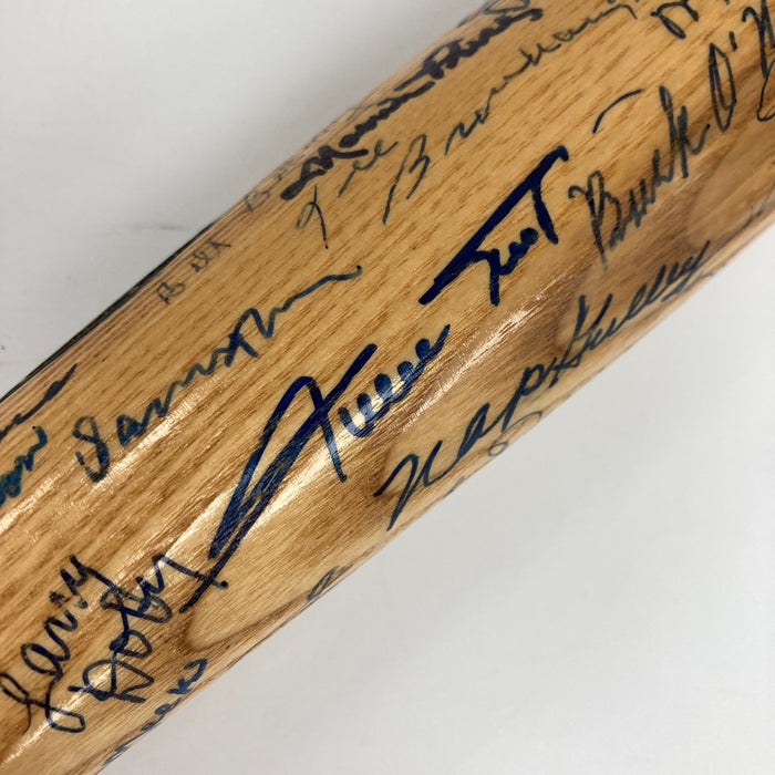 Willie Mays Hank Aaron Negro League Legends Signed Baseball Bat 123 Sigs Beckett