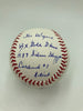 Ozzie Smith Full Name Signed Heavily Inscribed STAT Baseball JSA COA