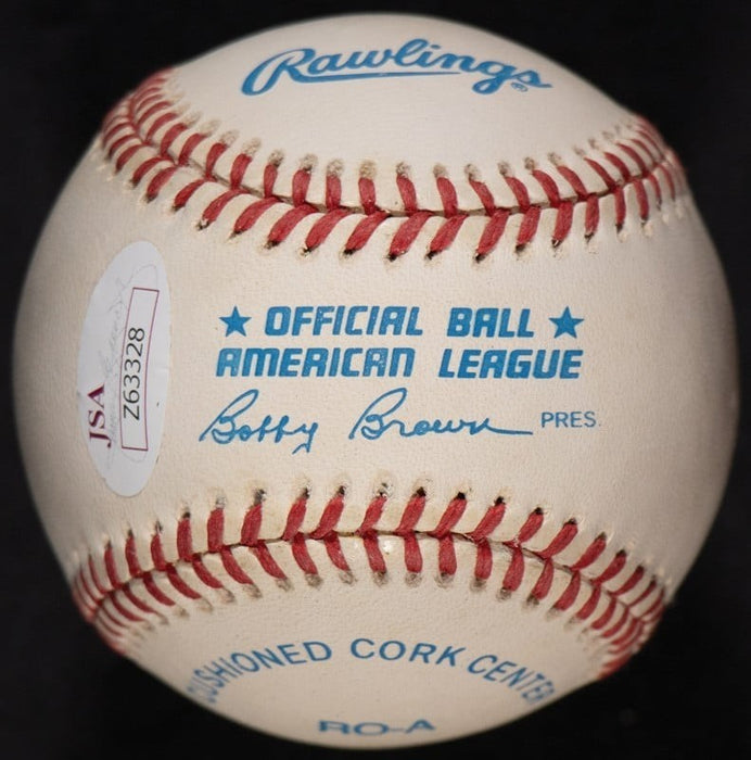 Michael Jordan Single Signed American League Baseball JSA COA