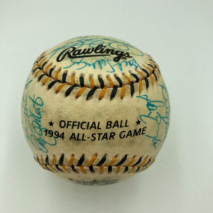 1994 All Star Game National League Team Signed Baseball Barry Bonds PSA DNA COA