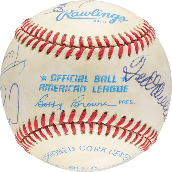 500 Home Run Signed Baseball Mickey Mantle Ted Williams Willie Mays 11 Sigs PSA