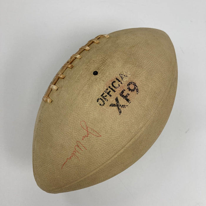 1964 All Americans Team Signed Football Fred Biletnikoff  Gale Sayers JSA COA