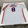 Gary Carter Signed 1986 New York Mets Mitchell & Ness Jersey JSA COA