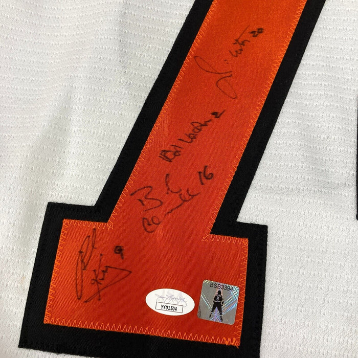 1973-74 Philadelphia Flyers Stanley Cup Champs Team Signed Jersey JSA COA