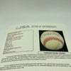 Ted Williams & Bill Terry Signed American League Baseball JSA COA