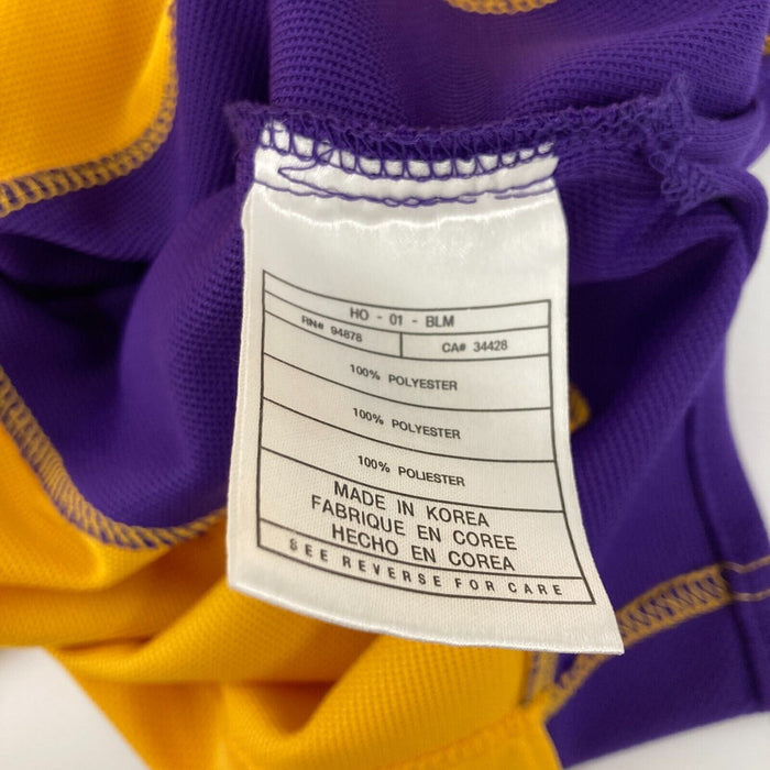 Kobe Bryant 2001-02 Los Angeles Lakers NBA Champs Team Signed Jersey PSA DNA COA