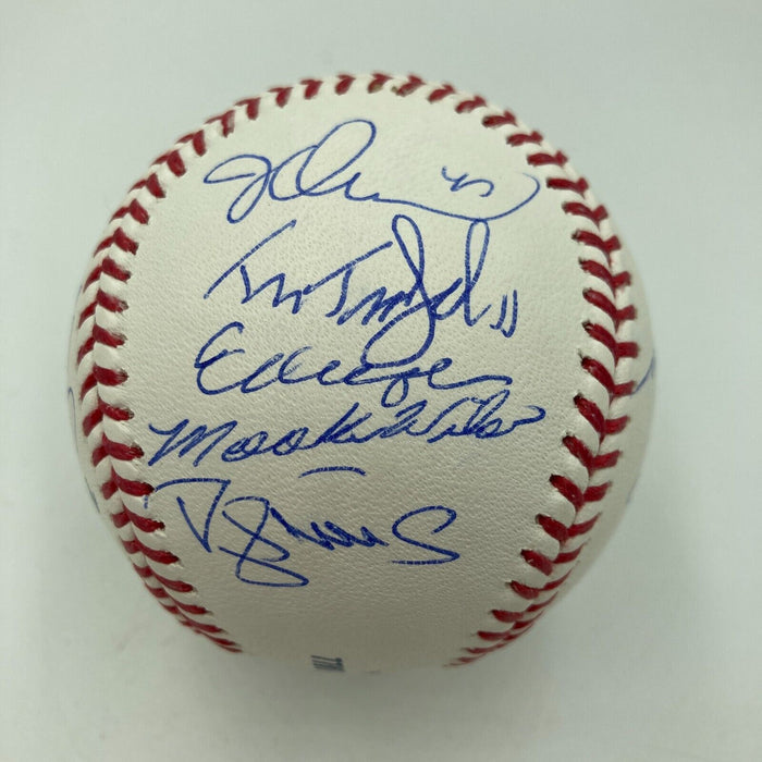 1986 New York Mets World Series Champs Team Signed Major League Baseball JSA COA