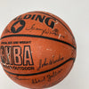 Michael Jordan Wilt Chamberlain Hall Of Fame Multi Signed Basketball Beckett COA