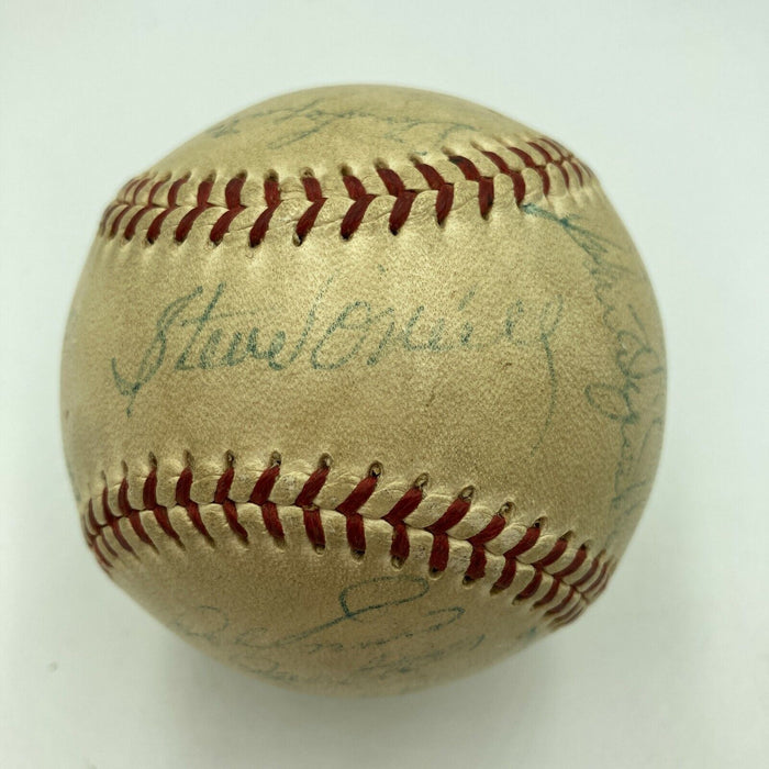 1954 Philadelphia Phillies Team Signed National League Baseball Richie Ashburn