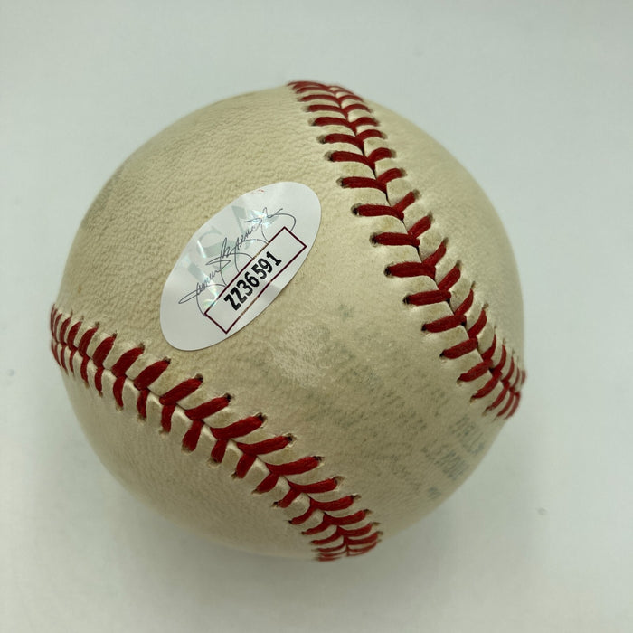 Casey Stengel Single Signed 1960's American League Joe Cronin Baseball JSA COA