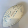 Bronko Nagurski 1983 Hall Of Fame Induction Signed Football 33 Sigs PSA DNA COA
