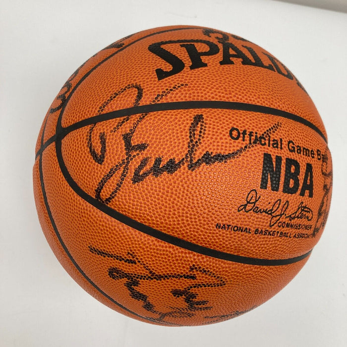 1969 - 1970 New York Knicks NBA Champs Team Signed Basketball JSA