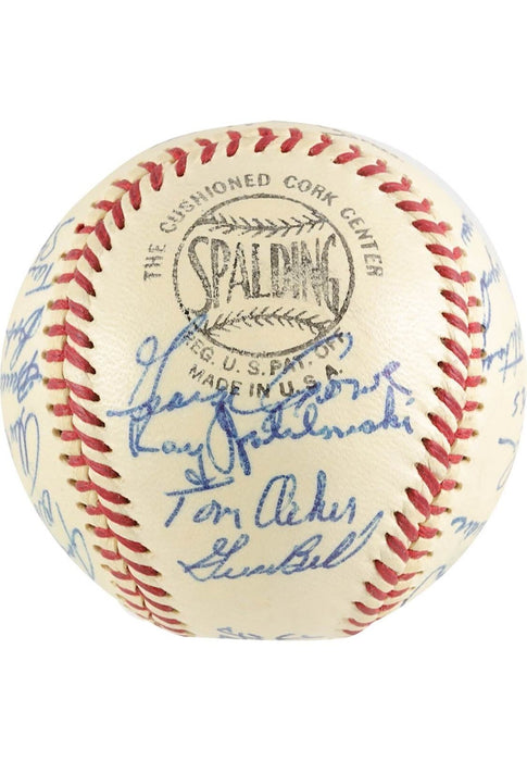 The Finest 1956 Cincinnati Reds Team Signed Baseball PSA DNA Frank Robinson