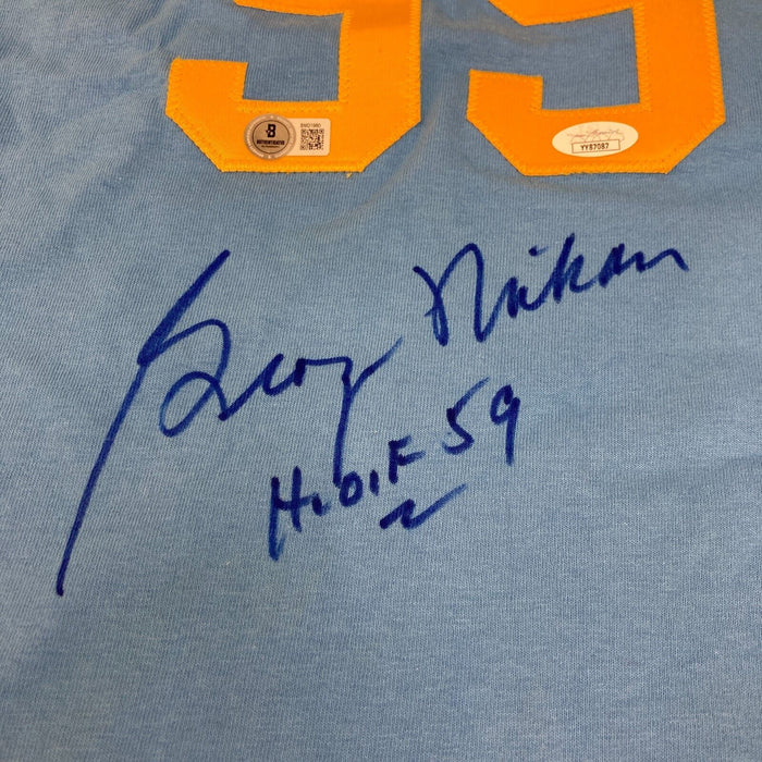 George Mikan HOF 1959 Signed Minneapolis Lakers Jersey JSA GRADED MINT 9