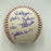 John Sterling Signed Heavily Inscribed STAT Baseball JSA COA RARE!