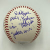 John Sterling Signed Heavily Inscribed STAT Baseball JSA COA RARE!