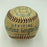 George Stovall & Gus Fisher Signed 1911 American League Baseball Indians Beckett