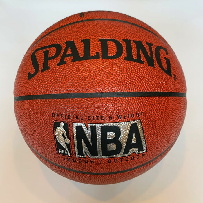 Chauncey Billups Tony Battie Bobby Jackson 1997 Draft Signed Basketball JSA