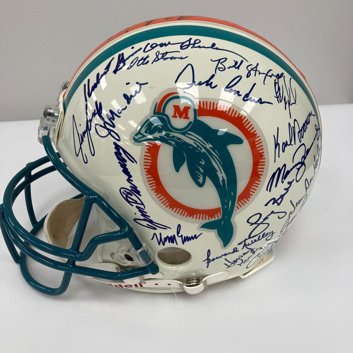 1972 Miami Dolphins Super Bowl Champs Team Signed Authentic Helmet JSA COA