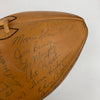 1960 Cleveland Browns Team Signed Football Jim Brown Len Dawson 50+ Sigs JSA