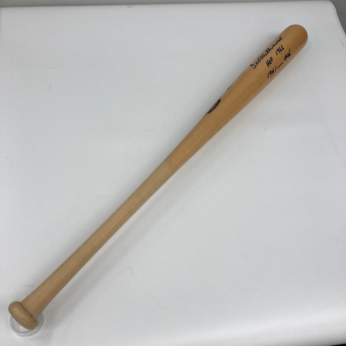 Ted Williams "HOF 1966 1941 .406" Signed Inscribed Baseball Bat MINT JSA