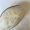 1986 New York Giants Super Bowl Champs Team Signed Football With JSA COA