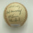 1948 Cleveland Indians World Series Champs Team Signed Baseball JSA COA