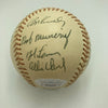 1948 Cleveland Indians World Series Champs Team Signed Baseball JSA COA