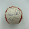 Rare 2008 Tampa Bay Rays AL Champs Team Signed World Series Baseball