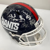 1986 New York Giants Super Bowl Champs Team Signed Full Size Helmet 26 Sigs JSA