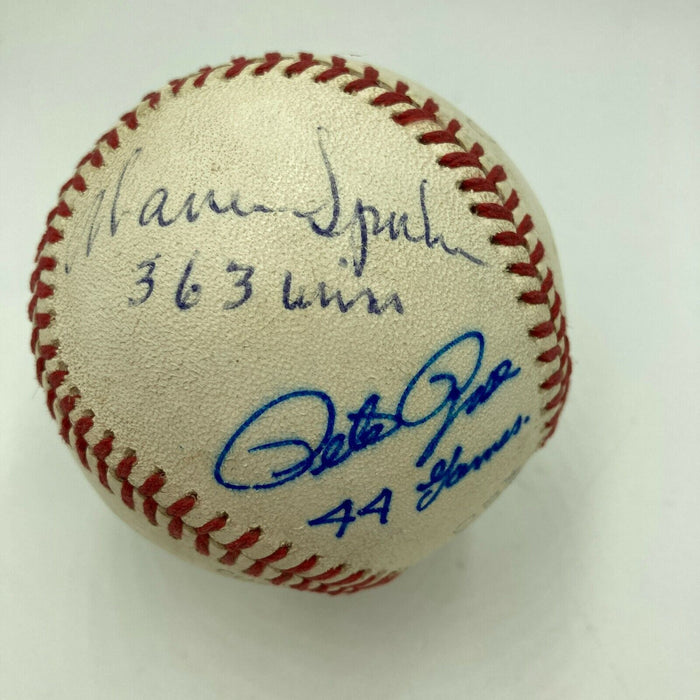 Roger Maris 61 HRS Joe Dimaggio 56 Games Great Moments Signed Baseball JSA COA