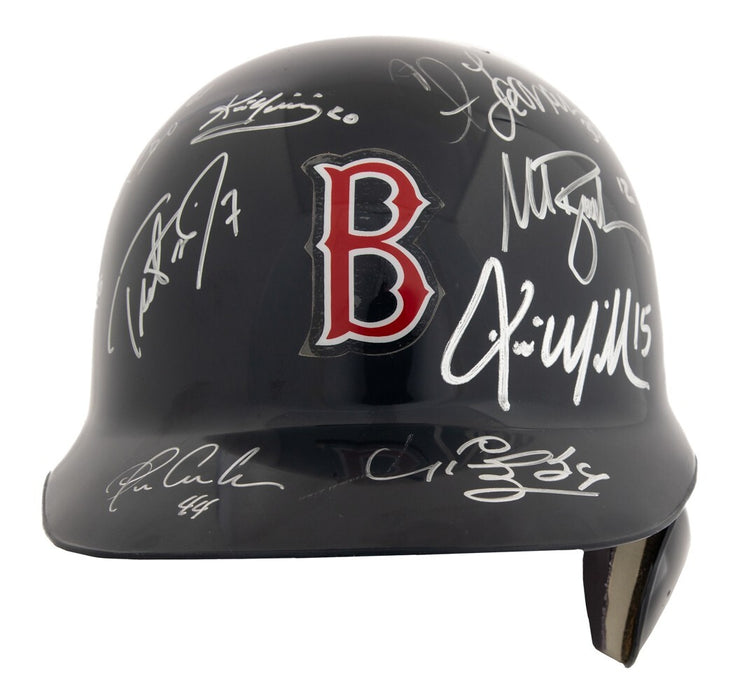 2004 Boston Red Sox World Series Champs Team Signed Helmet JSA COA