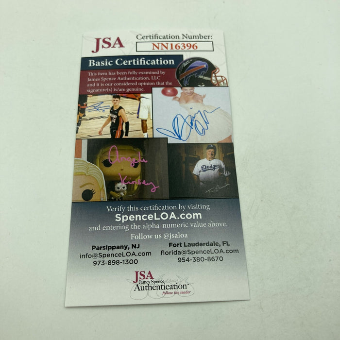 Leslie Nielsen Signed Official American League Baseball JSA COA Celebrity RARE