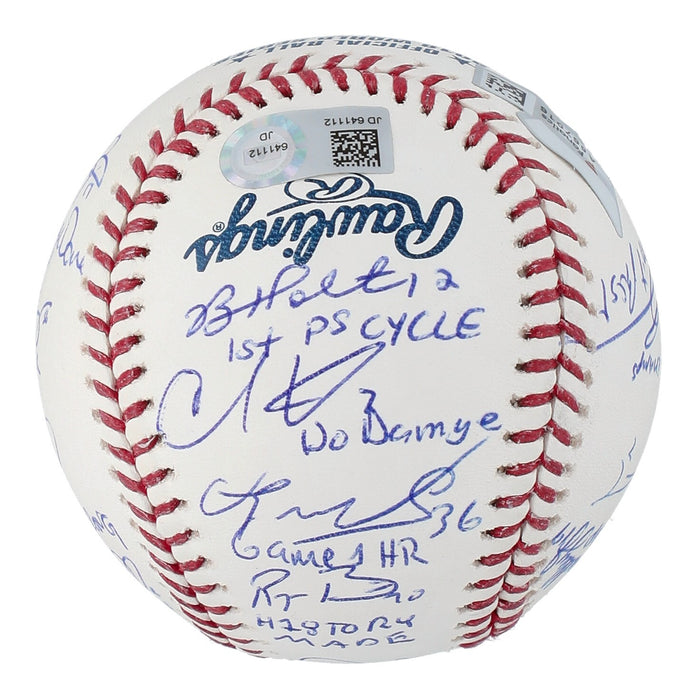 2018 Boston Red Sox World Series Champs Team Signed Baseball Fanatics #8/18