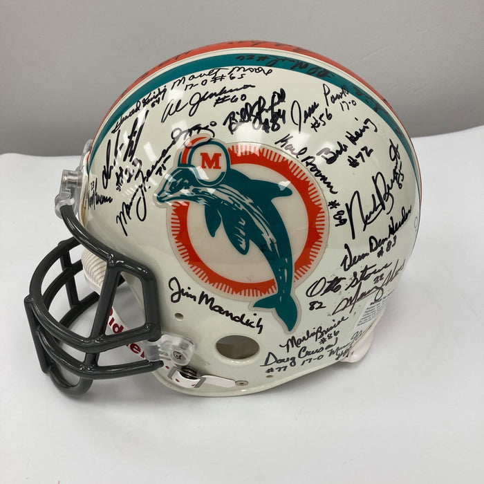 1972 Miami Dolphins Super Bowl Champs Team Signed Full Size Helmet JSA COA