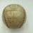 Eddie Collins Red Faber 1929 A's World Series Champs Signed Baseball JSA COA
