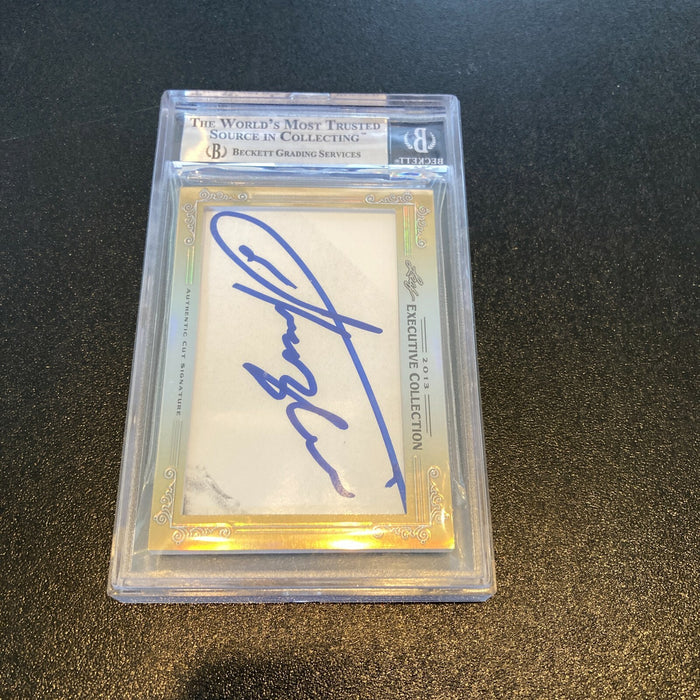 2013 Leaf Executive Masterpiece Muhammad Ali Joe Frazier Auto 1/1 One Of One BGS