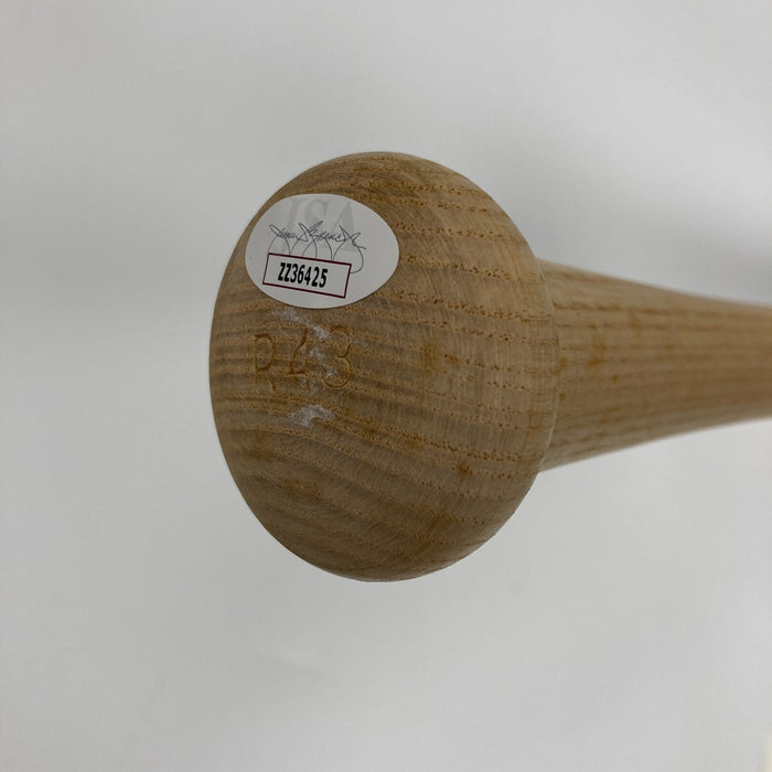 Yogi Berra Signed Heavily Inscribed STAT Game Model Baseball Bat JSA COA