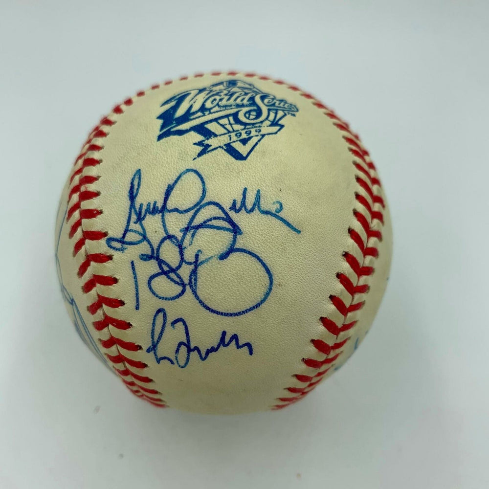 1999 Atlanta Braves NL Champs Team Signed Official World Series Baseball PSA DNA