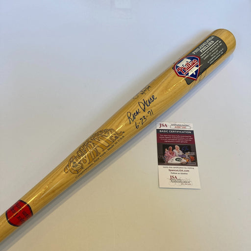 Philadelphia Phillies No Hitter Pitchers Signed Cooperstown Baseball Bat JSA COA