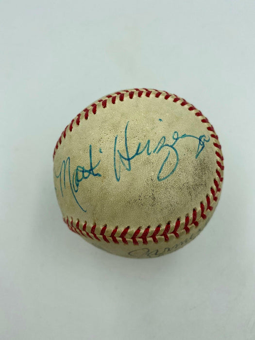 1997 World Series Game 7 Signed Florida Marlins Baseball Owner & Execs JSA COA