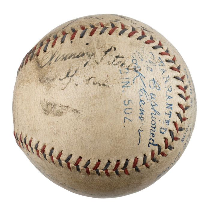 Al Simmons Actual 175th Career Home Run Game Used Baseball 4-16-1932 JSA COA