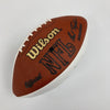 2001 NFL Hall Of Fame Induction Class Signed Football Marv Levy Lynn Swann JSA
