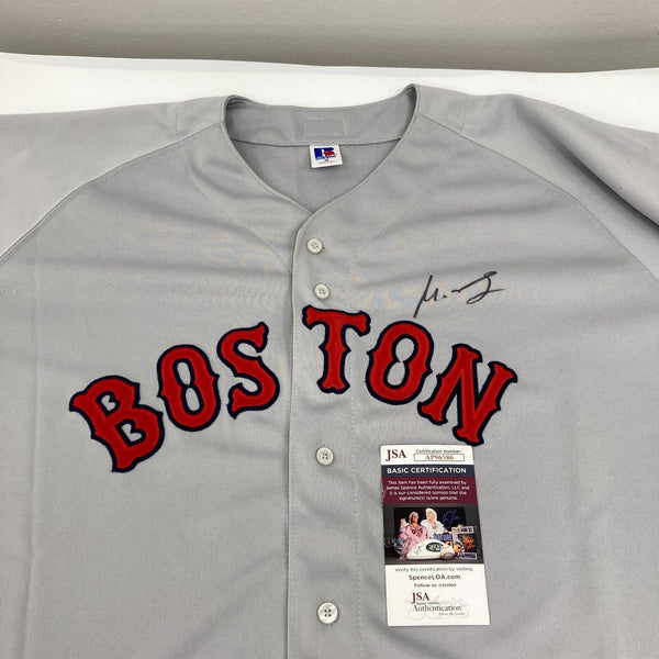 Manny Ramirez Signed Authentic Russell Boston Red Sox Jersey JSA COA