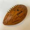 1970 Texas Longhorns National Champions Team Signed Football 70 Sigs! JSA COA