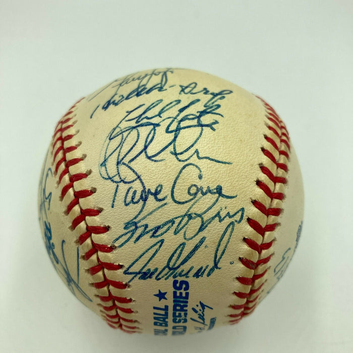 1999 New York Yankees World Series Champs Team Signed Baseball Derek Jeter PSA