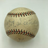 Billy Sunday Signed 1925 American League Baseball Evangelist JSA & Beckett