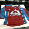 2013-14 Colorado Avalanche Team Signed Game Model Jersey Patrick Roy JSA COA