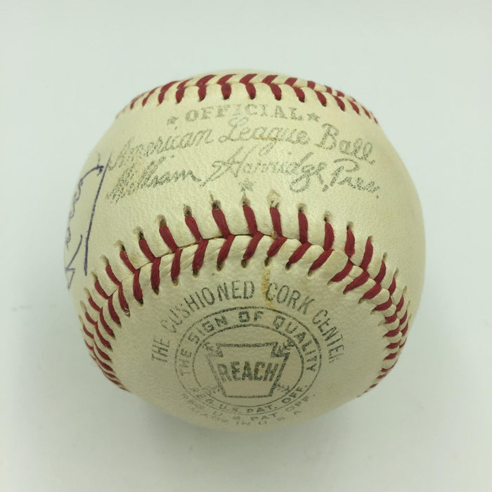 1940's Antonino Argentina Rocca Single Signed Baseball Wrestling Legend JSA COA