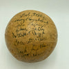 1953 Milwaukee Braves Team Signed Baseball JSA COA